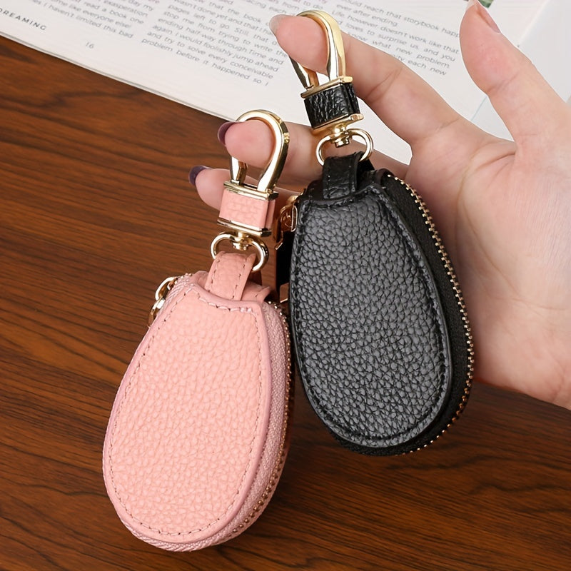 Women's Mini Zipper Key Bag Portable Car Key Chain Multifunctional