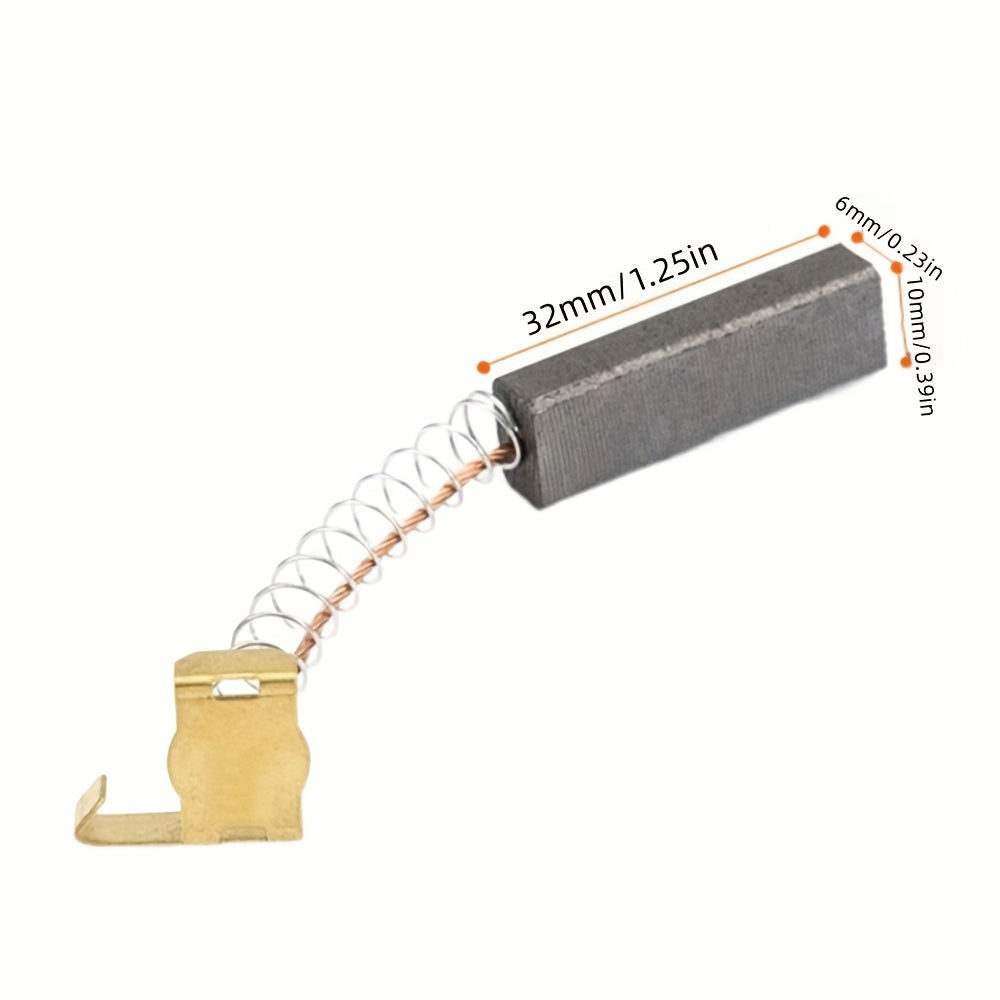 4 dona metall karbon cho‘tkalari uchun changyutgich motorlari QW12T-608 QW12T-607 bardoshli asbob qismlari