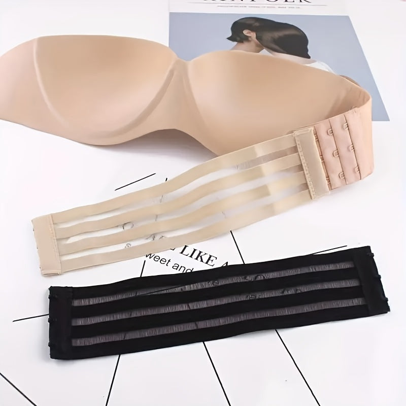 Adjustable Bra Strap Extender for Comfort Support Woven Solid Color Lingerie Accessory