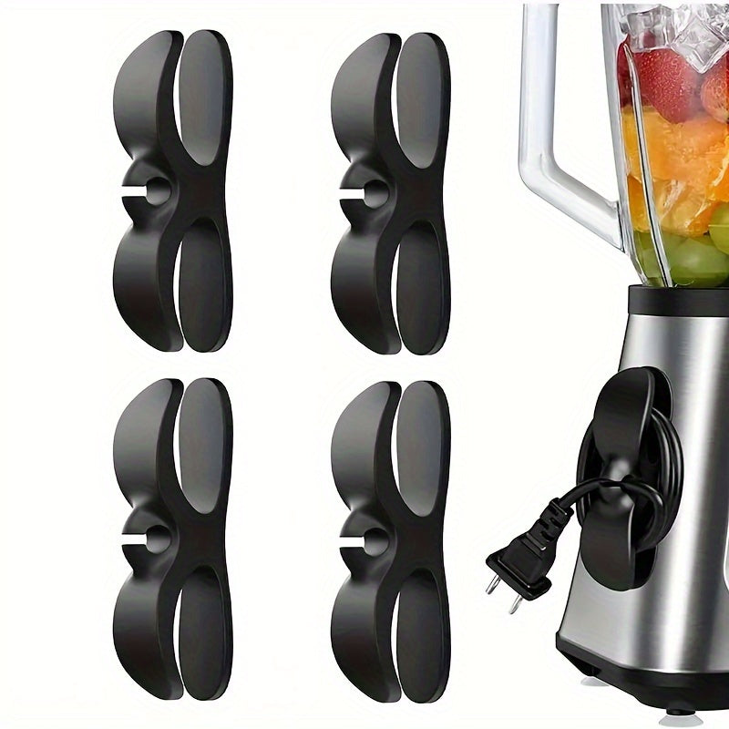 4/6pcs Cord Organizer Wall Mount for Kitchen Storage Household Appliances