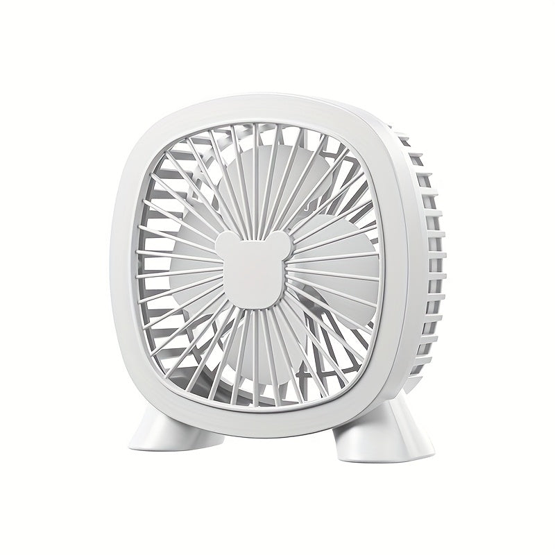 Portable USB desk fan operates at ≤36V for home office dorm outdoor use great summer gift