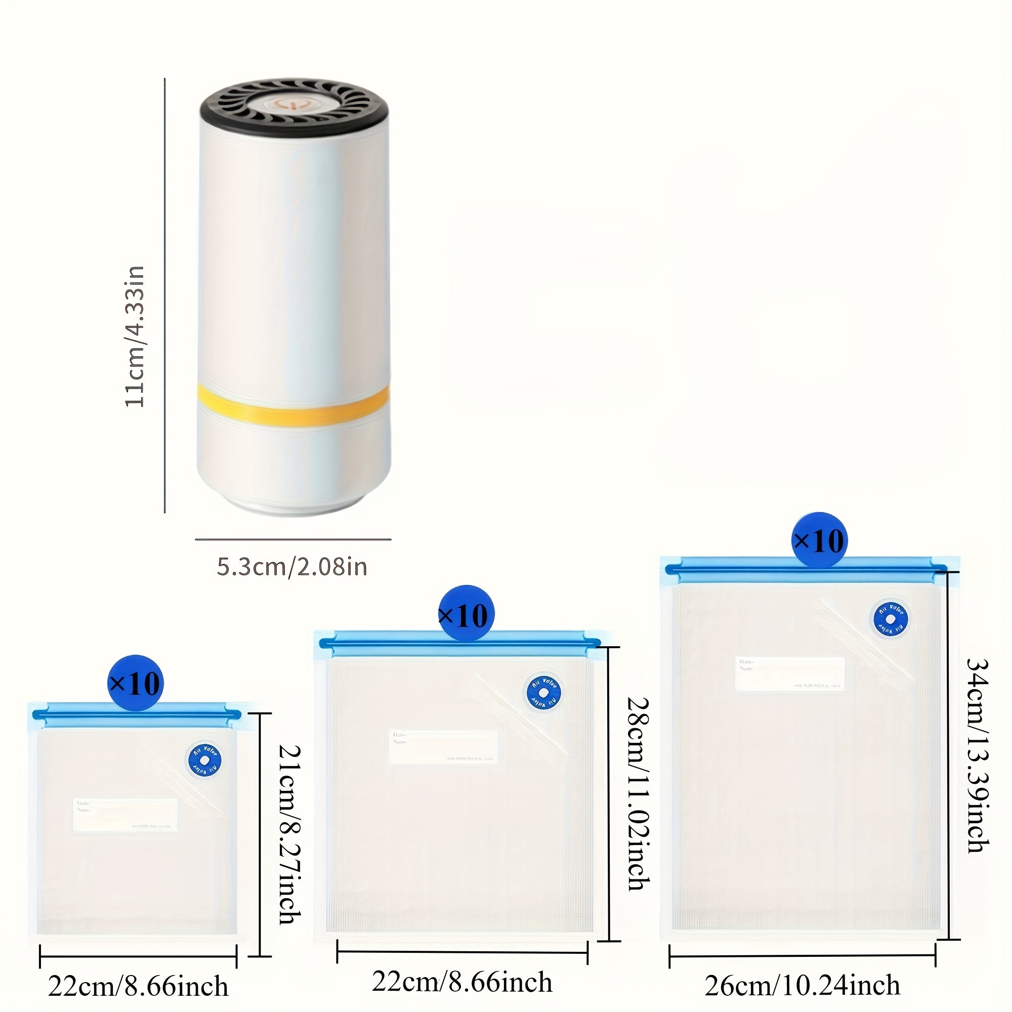USB bilan quvvatlanadigan vakuum nasosli qo‘l bilan oziq-ovqatni yopish mashinasi oziq-ovqat saqlash uchun