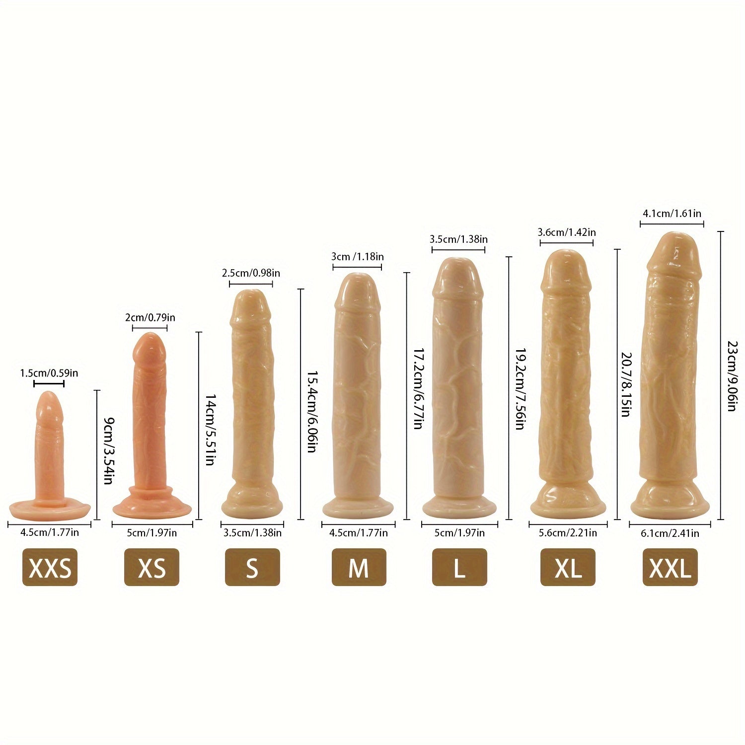 Унисекс TPE имитационные руки-свободный дилдо анальный пробка с присоской, 7 размеров