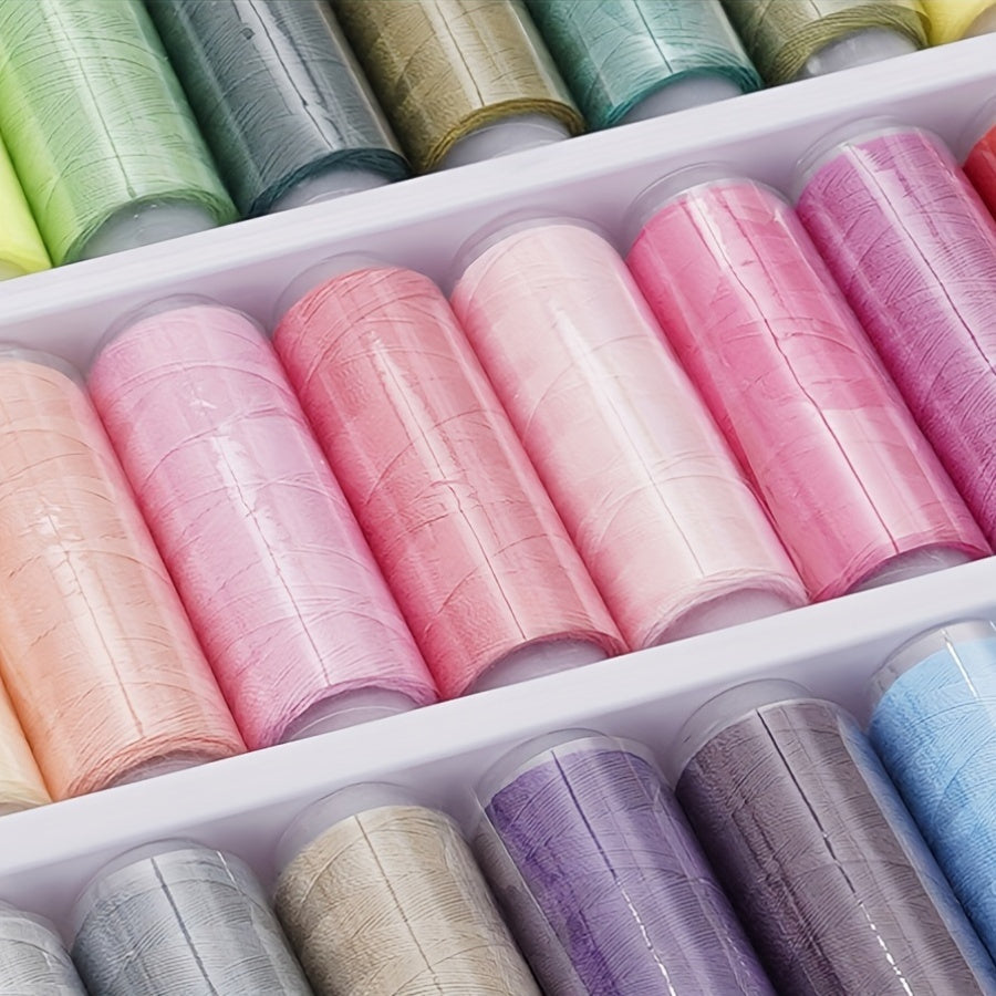 39-Рангли тўқиш жиғиши учун тўплам 182.88м полиэстер, рангга chidamli, ўзингиз тайёрлайдиган ҳунармандчилик учун