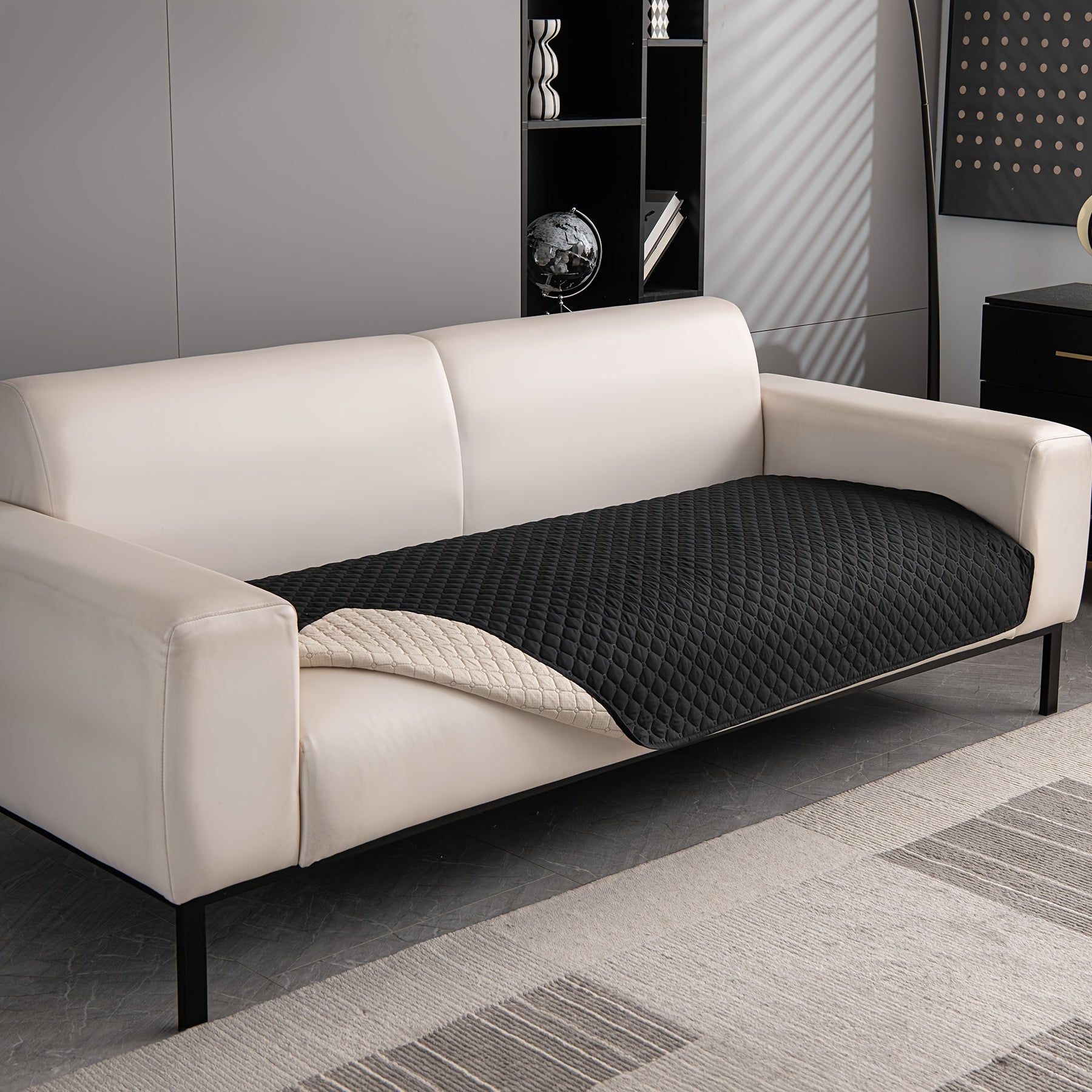 Pet Sofa Cover Four Seasons Machine Washable Fits 1-4 People Polyester