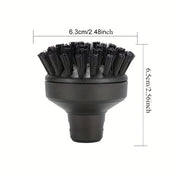 6 Pack Round Brush Nozzles for Steam Cleaners Compatible with Karcher SC1 SC4