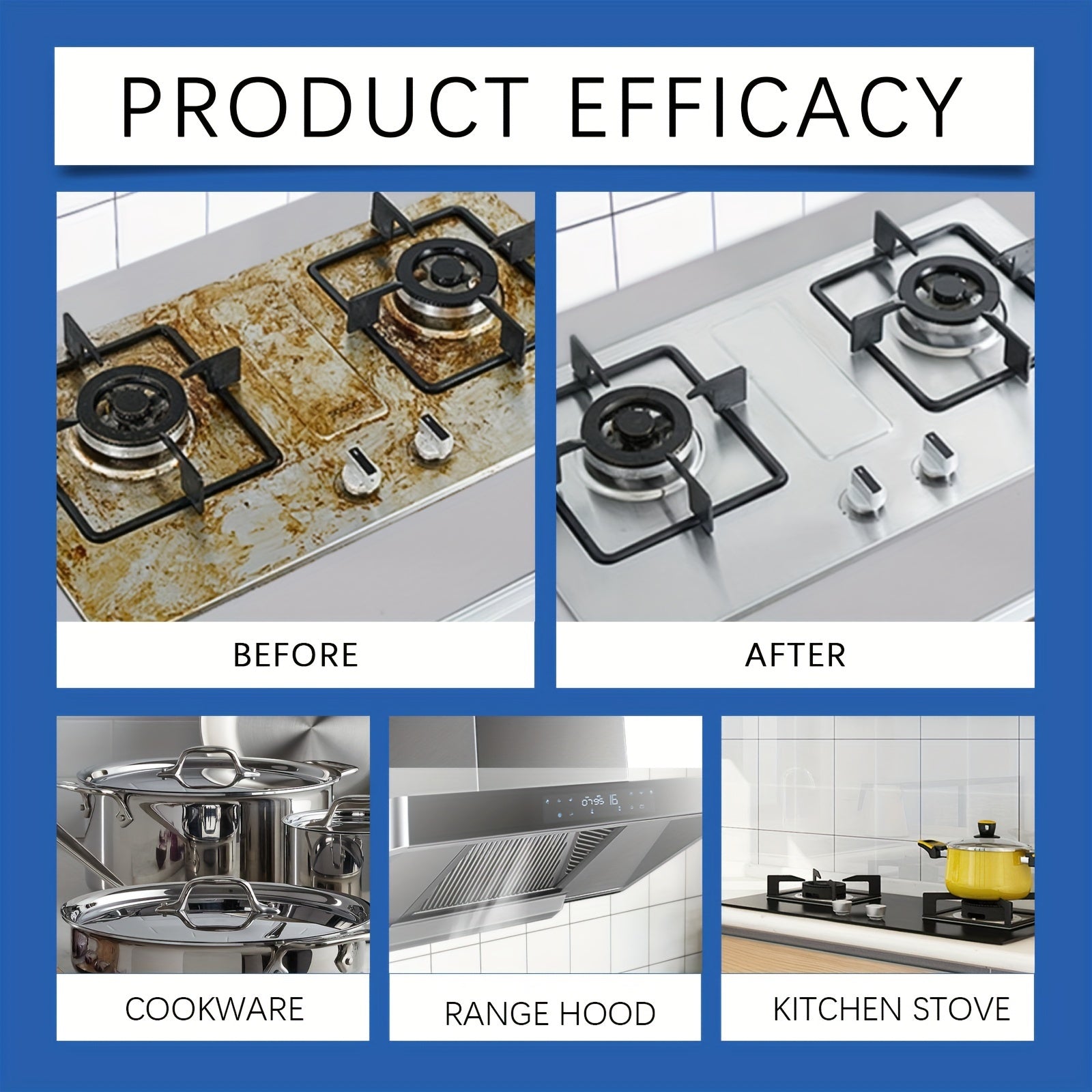 Limonli Oshxona Ko'pik Tozalagichi: Pishirish yuzasi va asboblar uchun mukammal, qoldiq qoldirmaydi va yuzalarni parlatadi