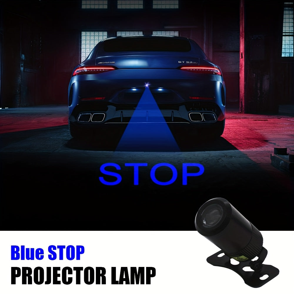 GCYS LED Neon Skull xavfsizlik chirog'i avtomobillar va mototsikllar uchun - mustahkam joylashadi, to'qnashuvlardan ogohlantiradi, 12-24V uchun simli, bezak chirog'ini proyeksiya qiladi.