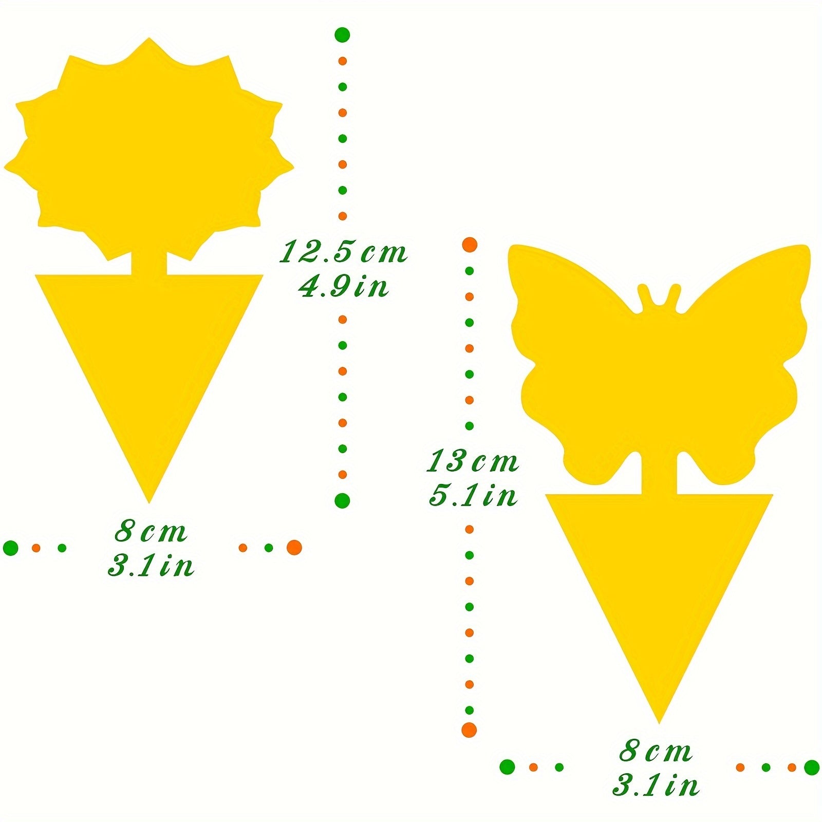 10/20/30 упаковка желтых липких ловушек для фруктовых мошек, мух, жуков, борьба с вредителями