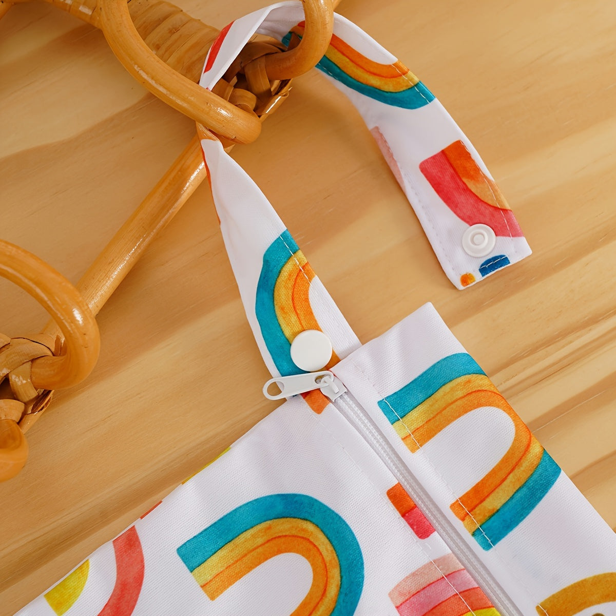 Set of 2 Washable Diaper Bags for Travel and Wet Items Storage