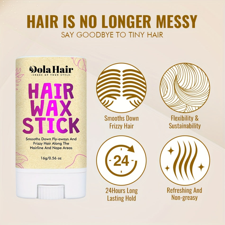 Hair Styling Wax Stick for Flyaways Edge Control Non-Greasy Pomade