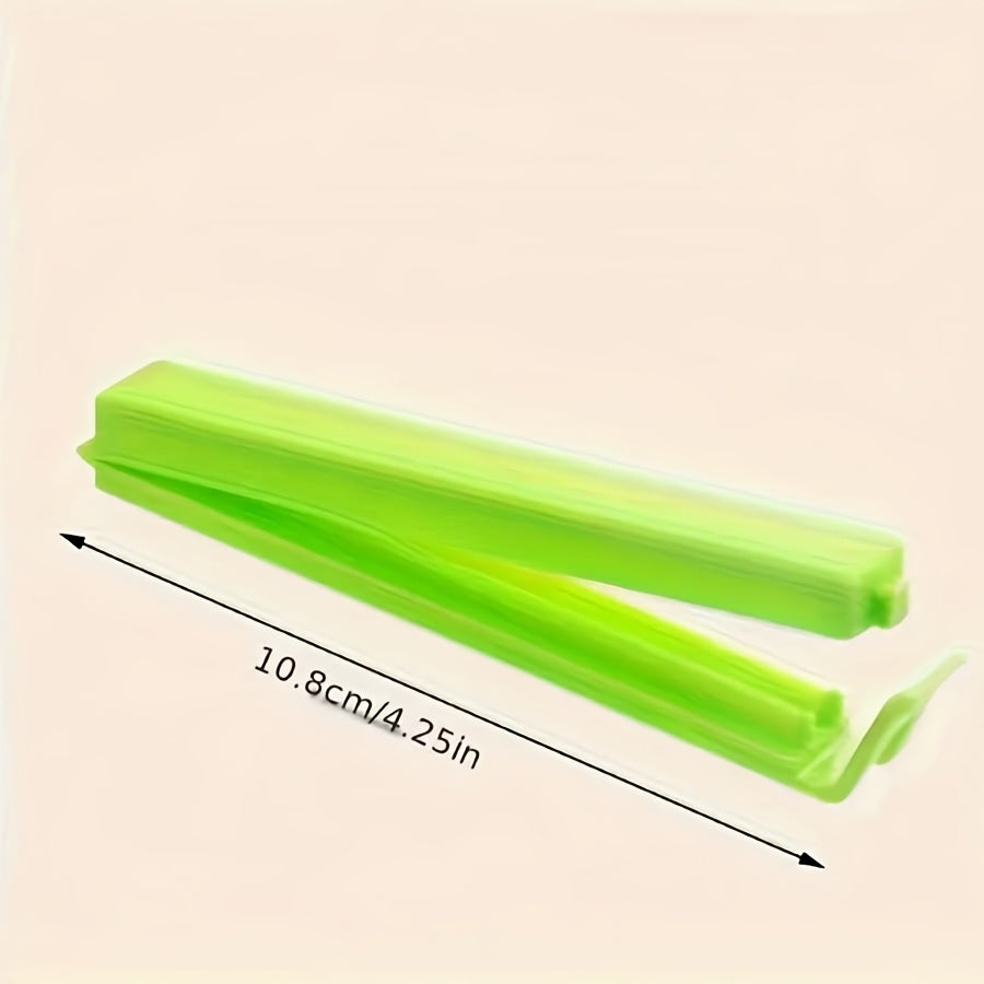Paquete de 10 clips de plástico para sellar alimentos, selladores de bolsas a prueba de humedad para snacks y almacenamiento