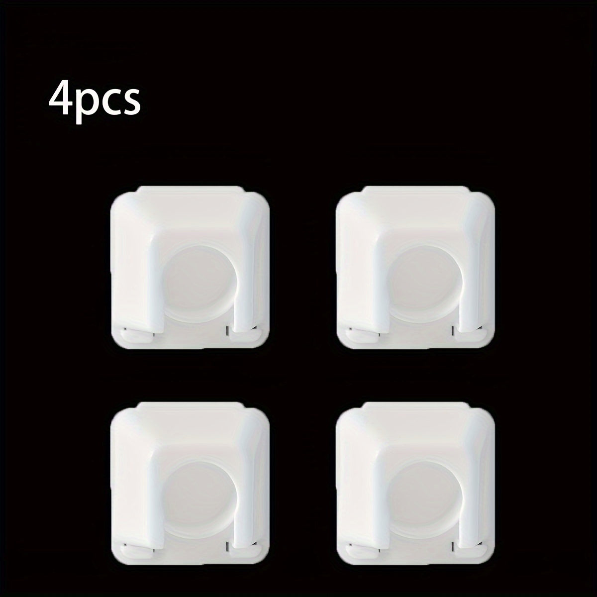 Soporte para barra de cortina de 2/4 piezas, soporte telescópico para barra de ducha sin taladro, con gancho para colgar