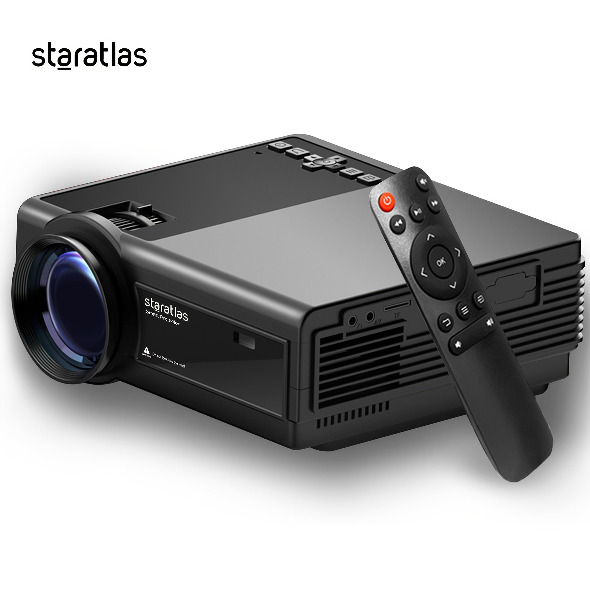 Portable Full HD 1080P WiFi Projector with 7.62m Display for Outdoor Movies and Home Cinema