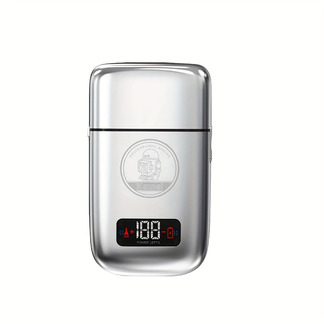 Reciprocating Electric Shaver USB Rechargeable Titanium Foil Razor LED Display 5 Speeds