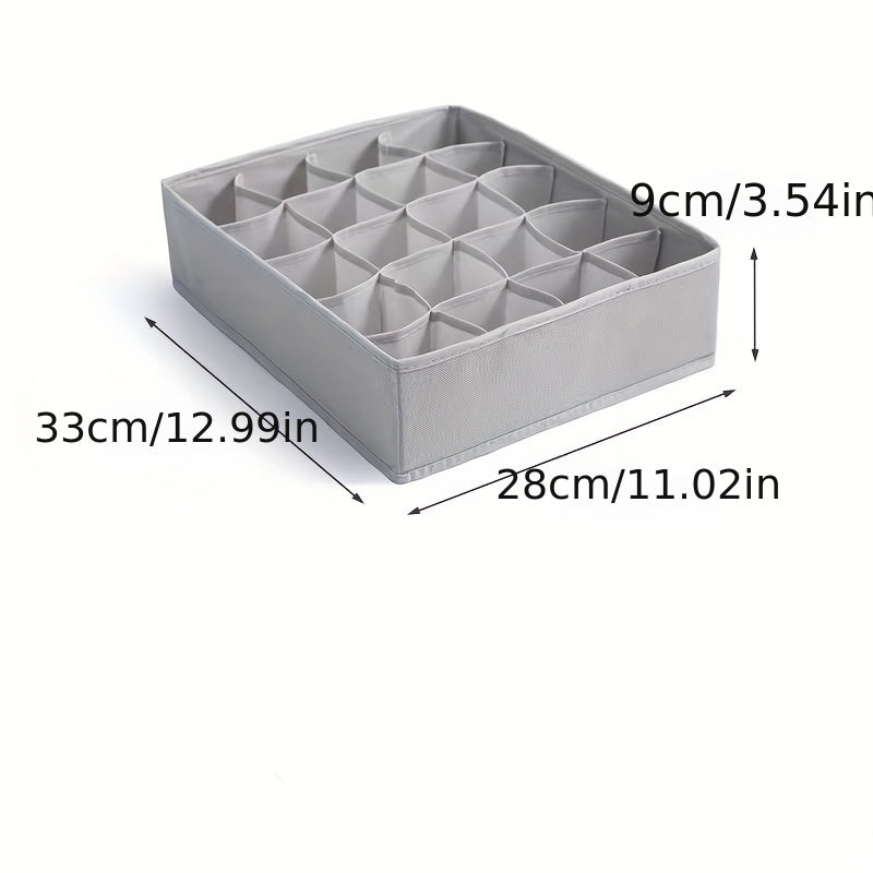 Foldable Storage Box for Socks and Underwear Closet Organizer Drawer Divider