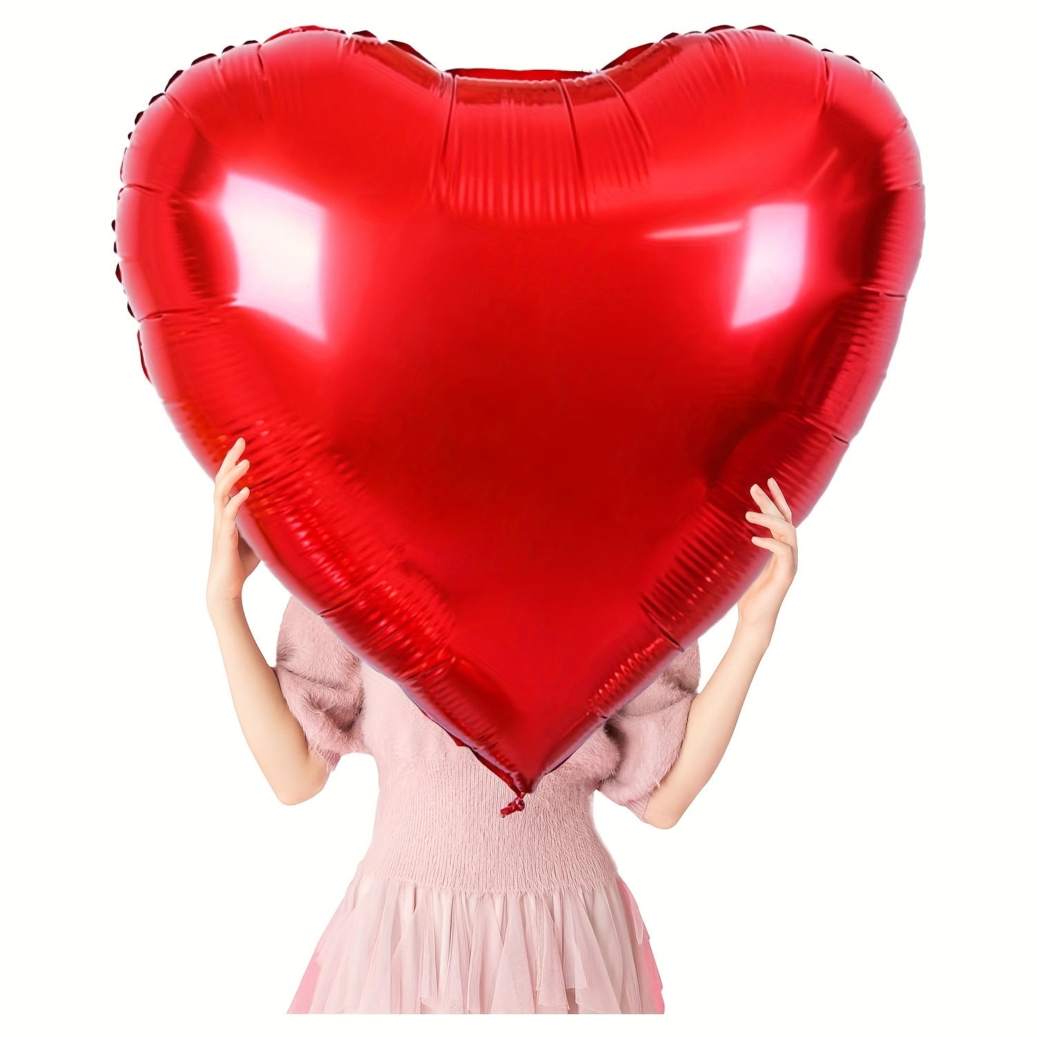 Large Red Heart Balloons for Valentine's Day and Anniversary Parties