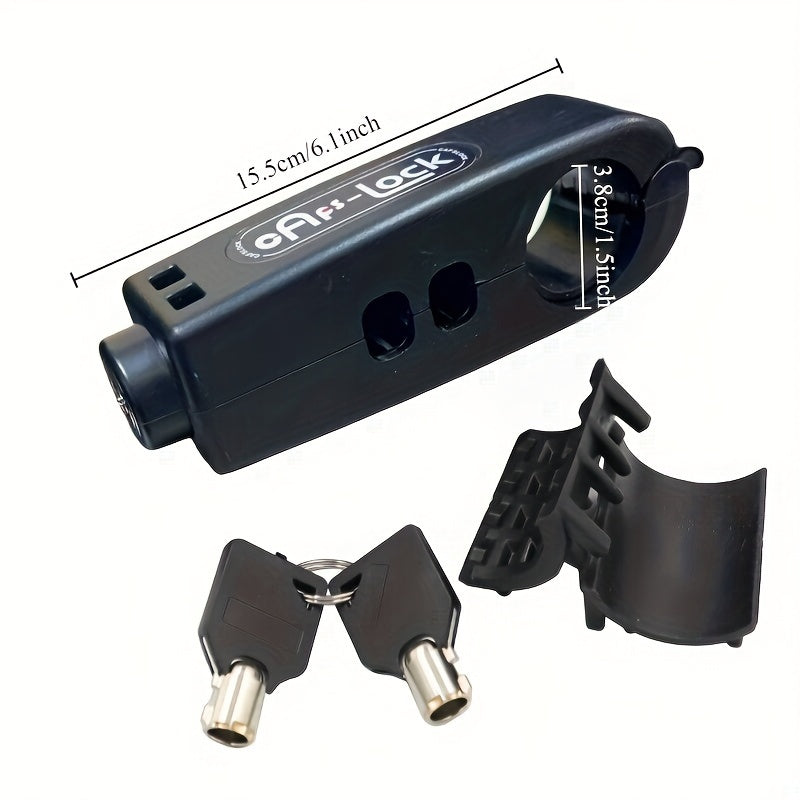 Portable Anti-Theft Lock for Bicycle and Motorcycle High-Strength ABS