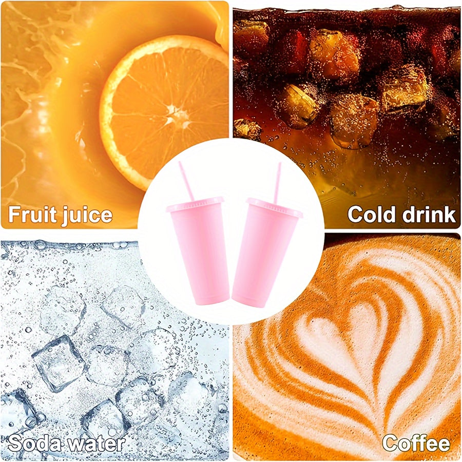 5/10 Qizil plastik stakanlar qopqoq va qalamchalar bilan, 24oz, yozgi partiyalar va basseyn atrofida foydalanish uchun ideal. Faqat qo'lda yuvish, PVCsiz. Sovg'alar va bezaklar uchun ajoyib.