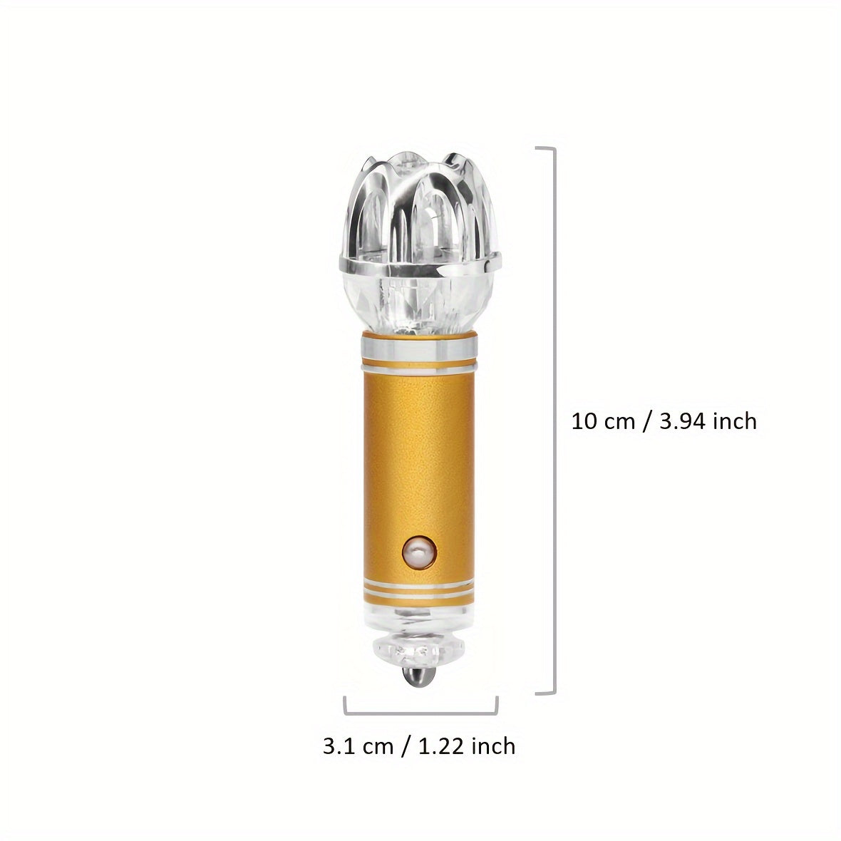 Мини-кристаллический ионный очиститель воздуха для автомобиля, отрицательный ионизатор для сигаретного дыма и пыли