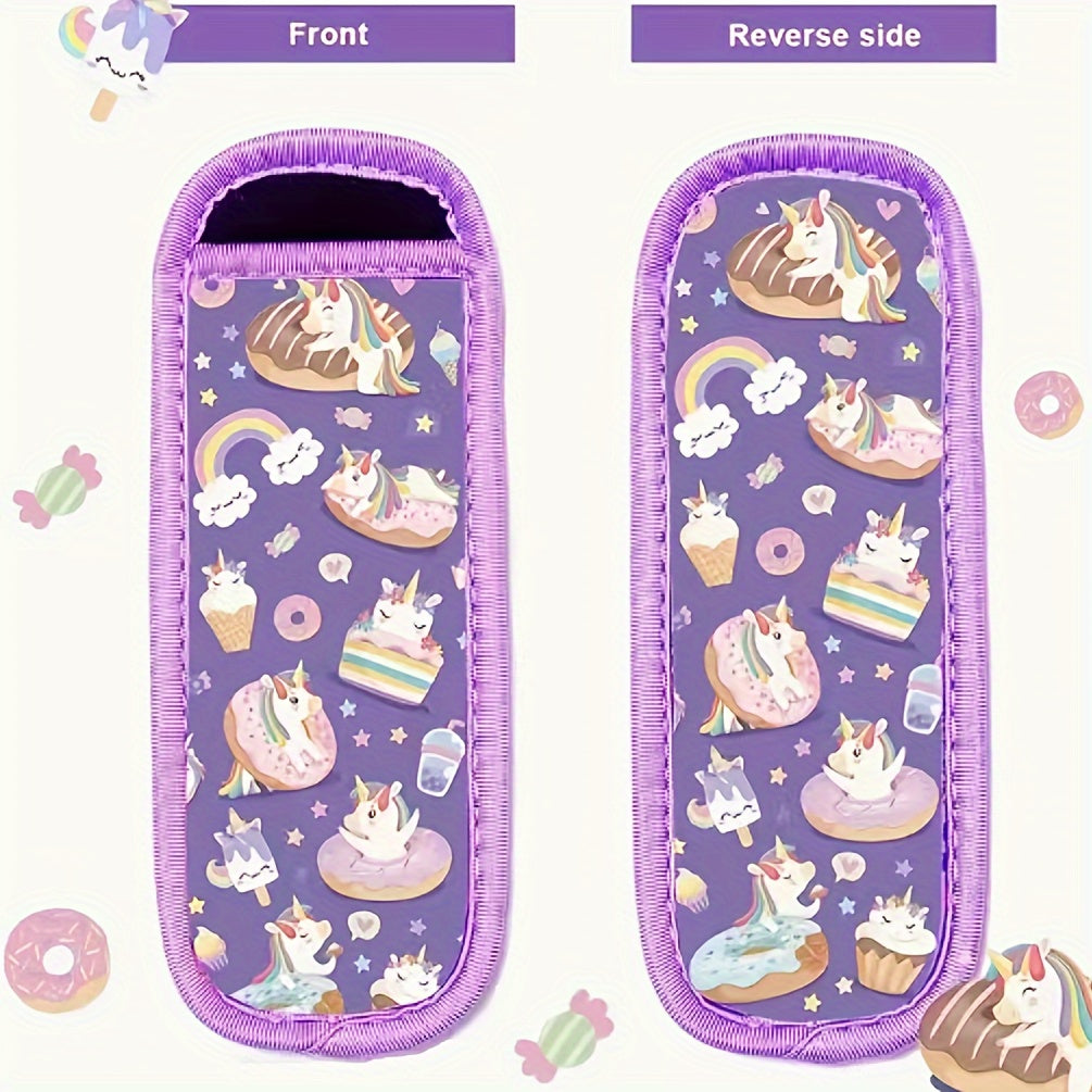 Colorful Insulated Ice Pop Sleeves Reusable Washable Summer Party Holders Pack of 1/10