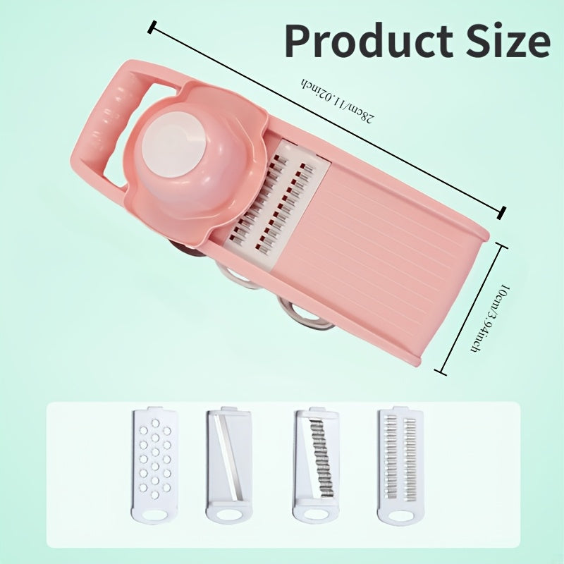 Set of 7 Manual Vegetable Choppers Food Slicer Dicer for Potatoes Onions Cucumbers