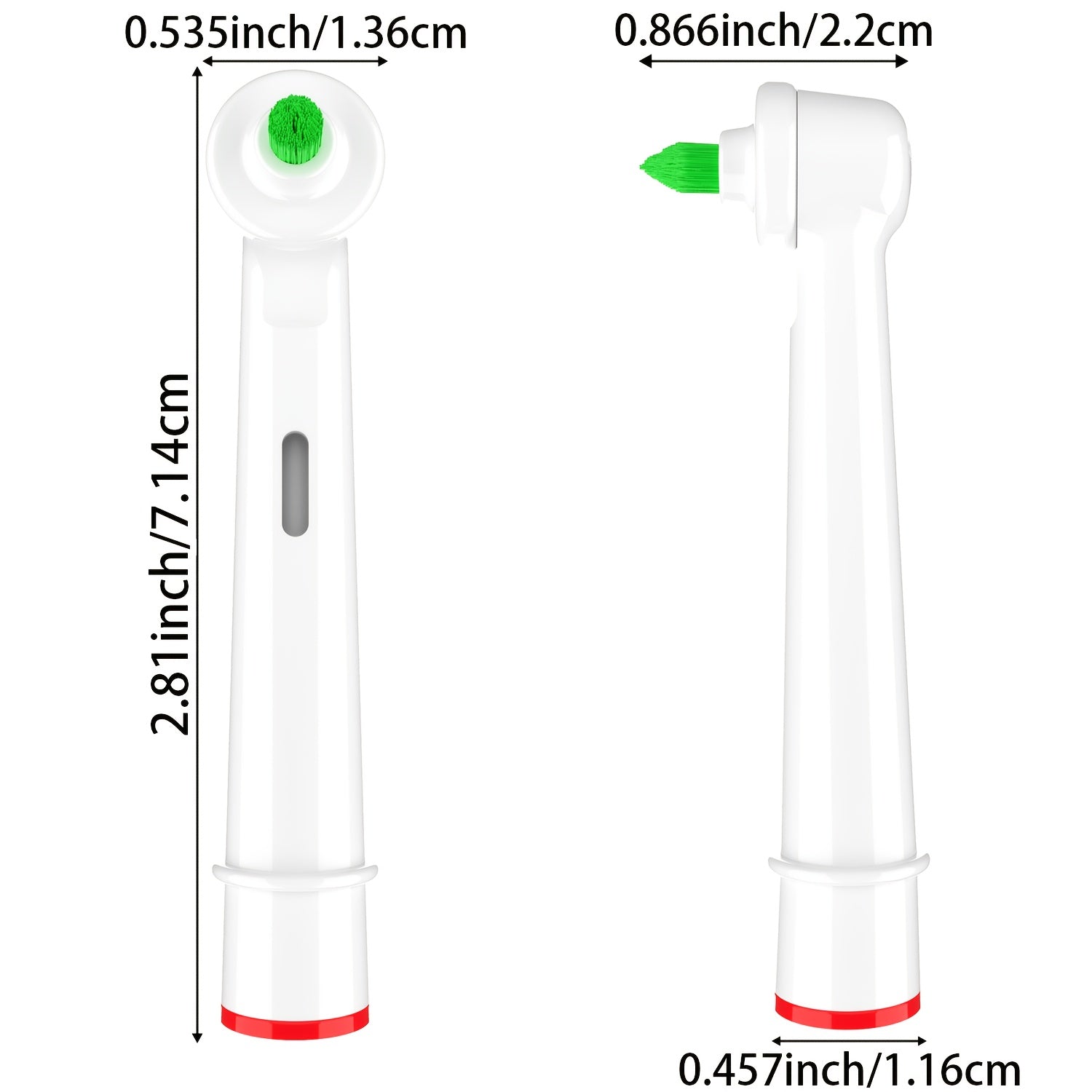 Replacement Brush Heads for Electric Toothbrush Soft Bristle Orthodontic Interdental