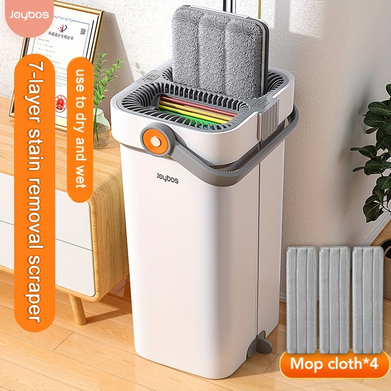 Uy xo‘jaligi uchun Mop va Kova To‘plami bilan tanishing, yorqin kamalak rangidagi qulay qo‘lsiz tekis mop tizimi. Bu ko‘p qirrali to‘plam pol va devor tozalash uchun, shuningdek, ho‘l va quruq foydalanish uchun ideal. 4 ta bilan vaqt va kuchingizni tejang