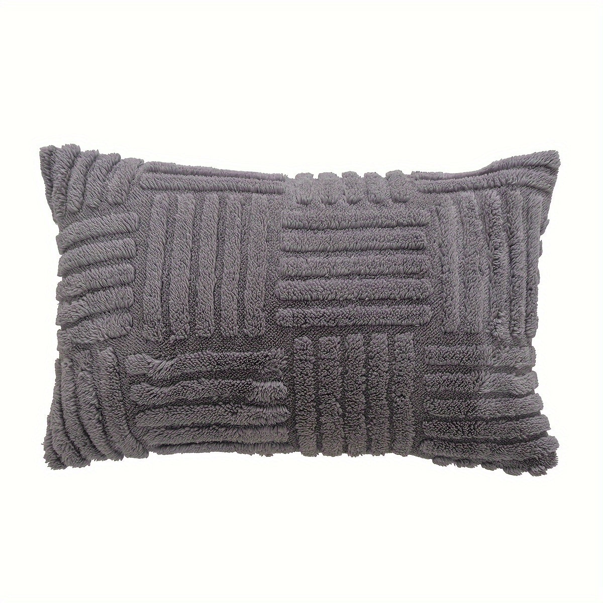 Boho Throw Pillow Cover Soft Plush Stripe Farmhouse Cushion Cover 45.72cm 45.72cm 30.48cm 50.8cm