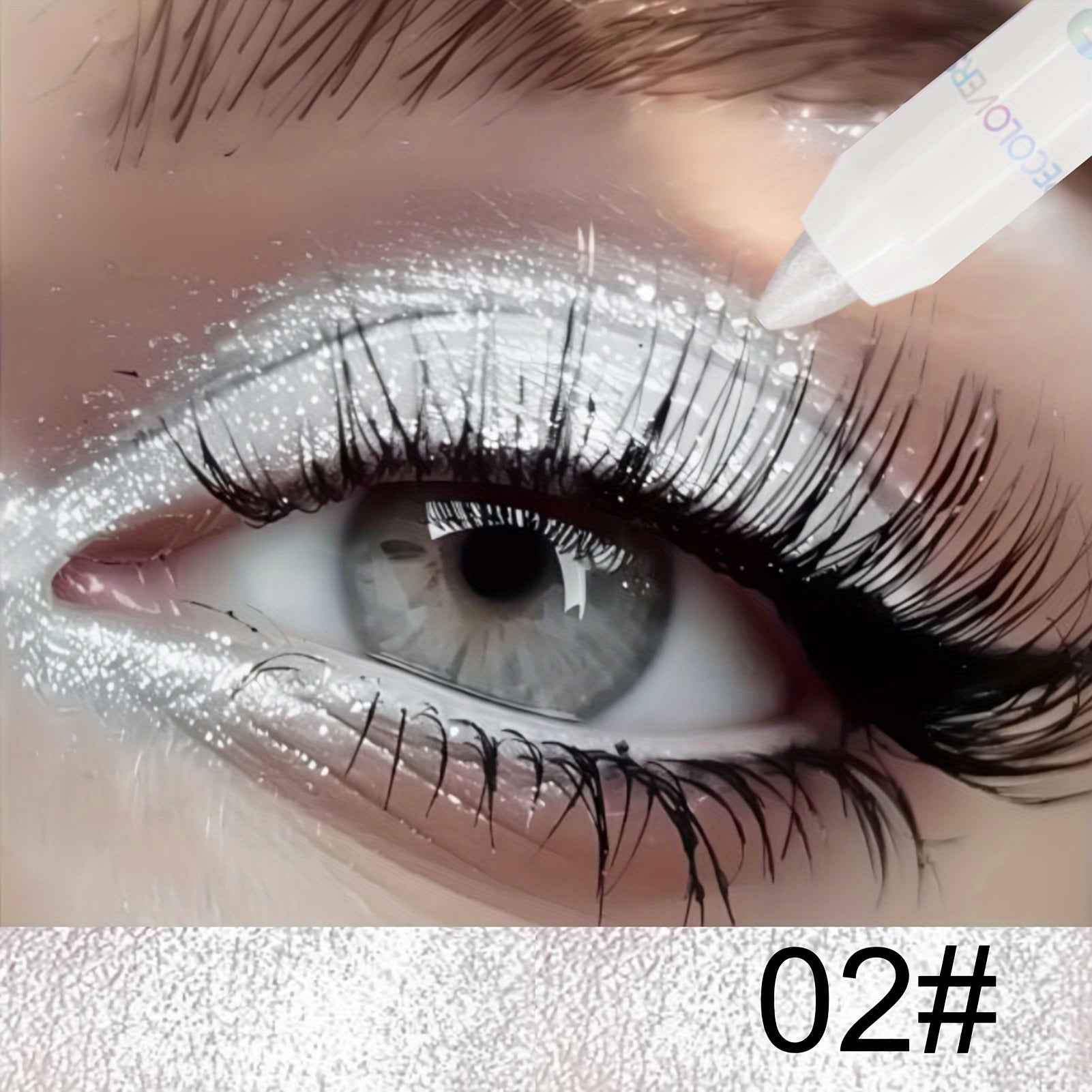 Women Waterproof Eyeshadow Stick Long Lasting Shimmer Matte Neutral Brown 9 Colors