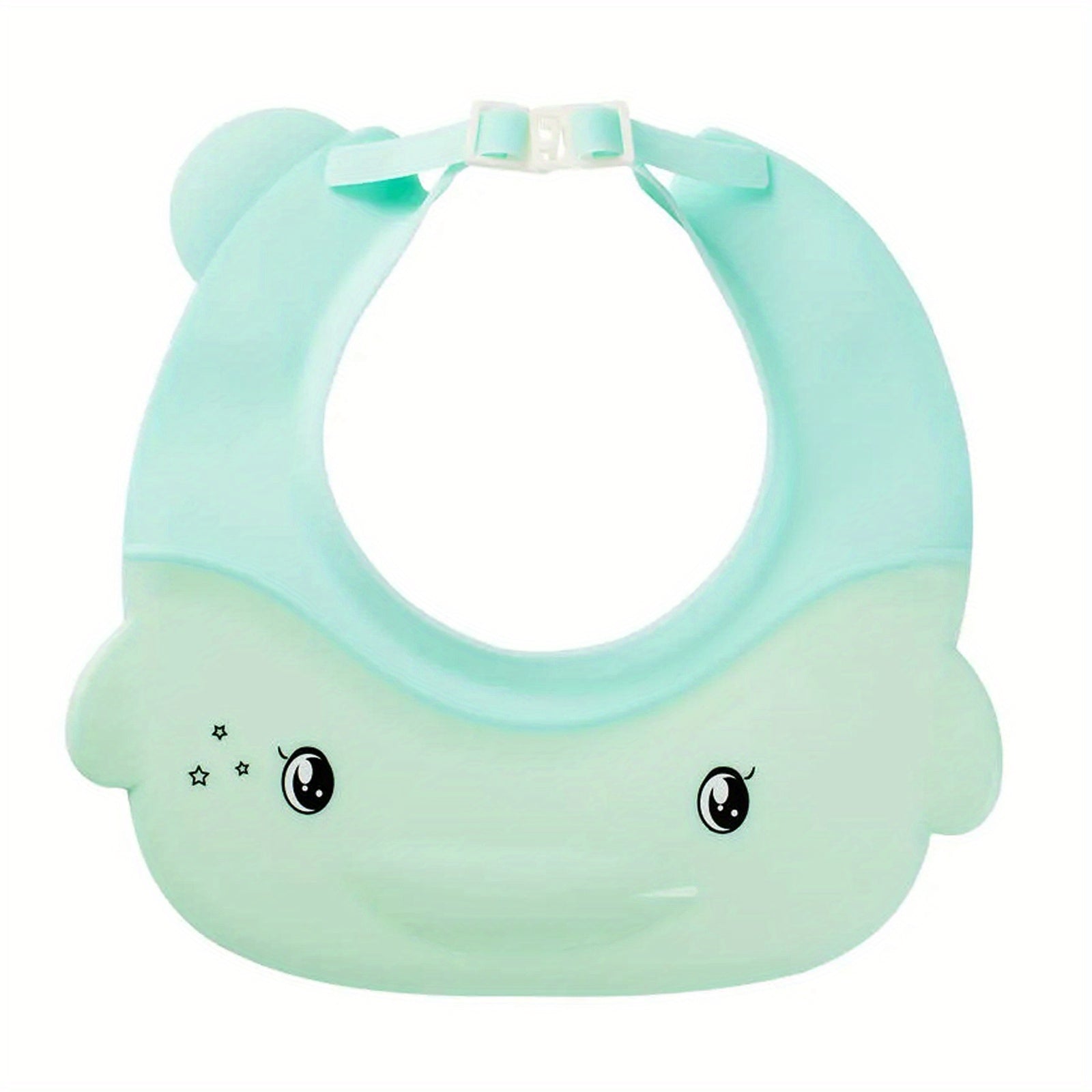 Children's Waterproof Shower Cap for Kids 0-12 Years Adjustable Rubber Ear and Eye Protection