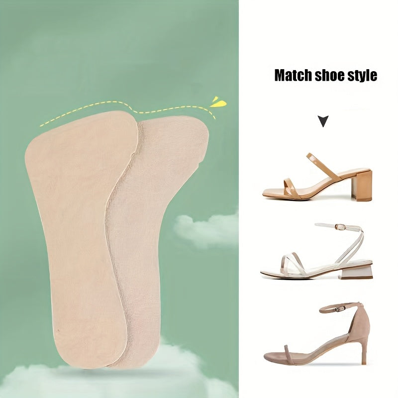 Women's Anti-Slip Sandal Pads Half-Size Cushion Summer Breathable Soft Sole