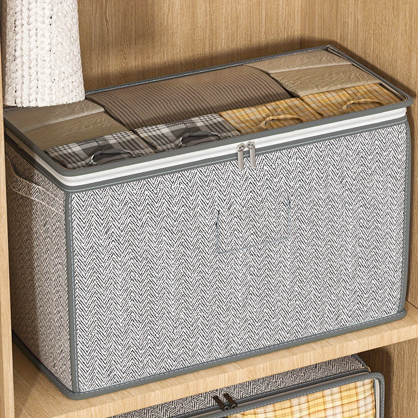 Большая вместимость сумки для хранения, складная, из нетканого материала, для одежды, игрушек, одеял и подарков