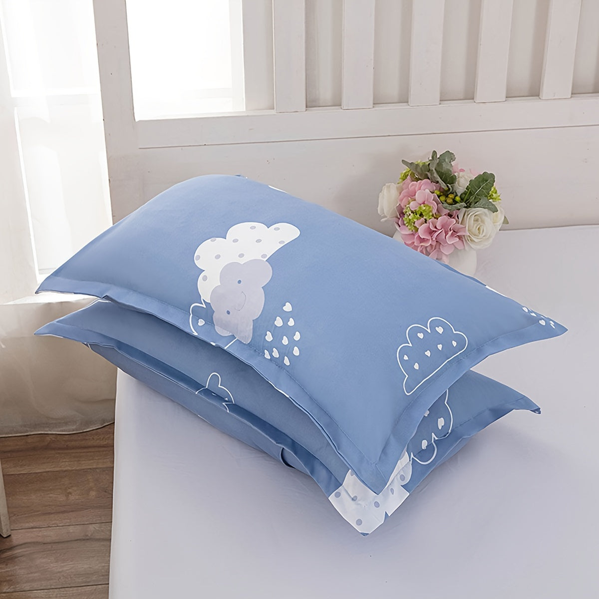 Ultra-Soft Zipper Pillowcase Skin-Friendly for Bedroom or Living Room