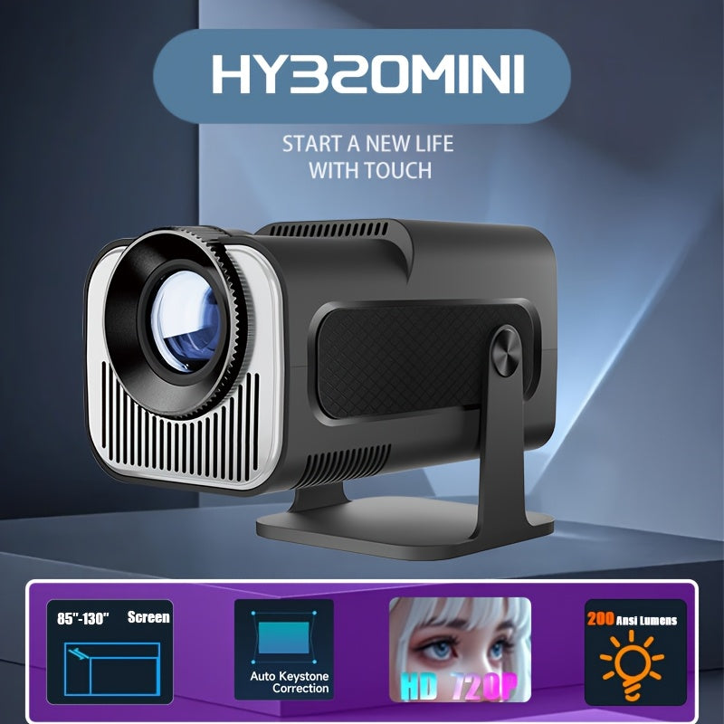 Portable 1280x720P Mini Projector Wireless Home Cinema Smart Family Theater