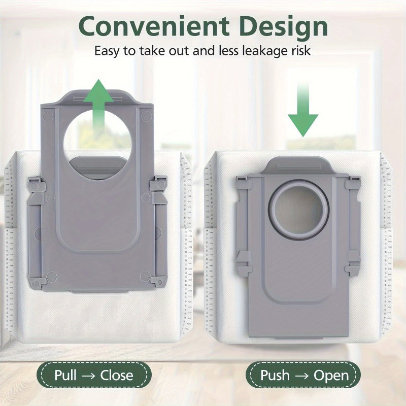 Replacement Vacuum Cleaner Parts Kit With Side Brushes Wet Mops Dust Bags Compatible with Q Revo P10