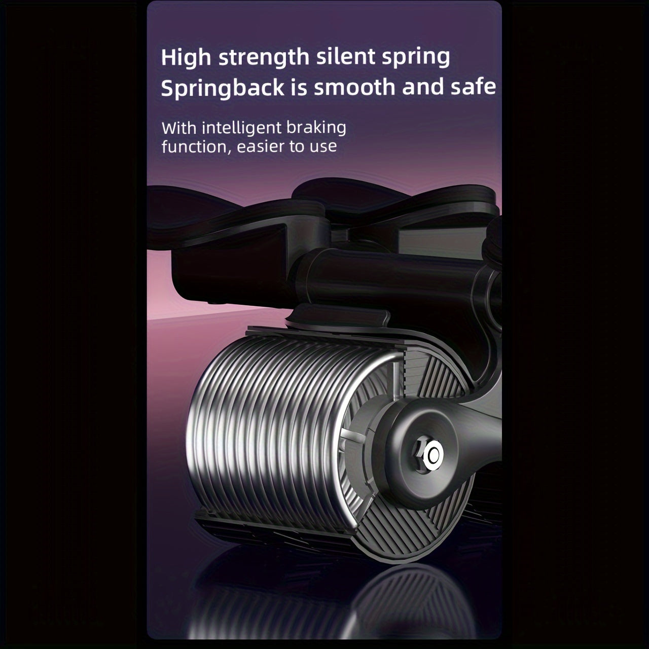 Автоматический ролик для пресса с возвратом для фитнеса, укрепления корпуса, с подсчетом и накладками на локти