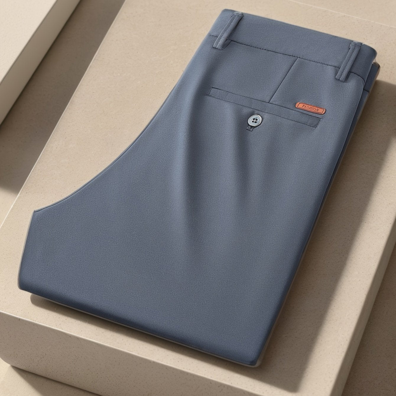 Мужские черные классические брюки из эластичного полиэстера и спандекса для офиса и работы