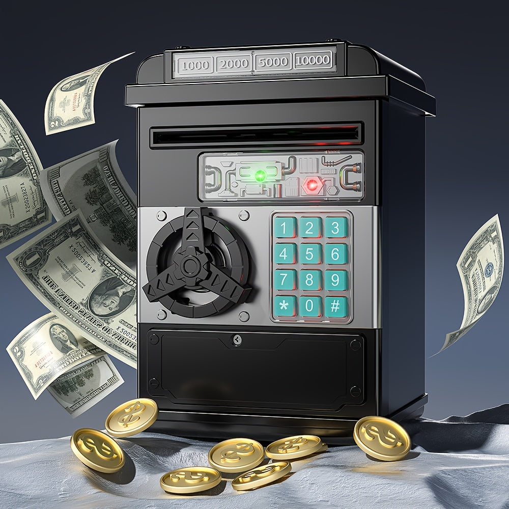 Детский банкомат в стиле Penny с функцией прокрутки бумаги, прочный ABS, черный, для мальчиков и девочек от 3 лет и старше