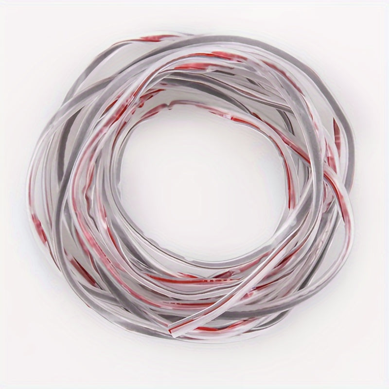 Tira protectora transparente para bordes de puertas de coche de 5M de PVC, sellado anti-rayaduras y anti-colisión