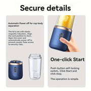 Portable Small Juicer Cup with 40W Power for Household Use