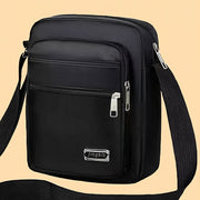Men's PU Leather Messenger Bag with Multiple Compartments Adjustable Strap for Daily Use or Travel