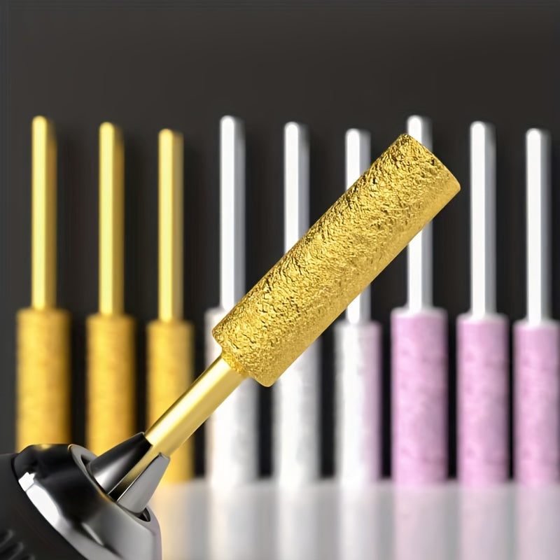 9pcs Titanium-Coated Emery Grinding Wheel for Electric and Chain Saws