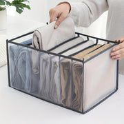 Storage Organizer for Clothes Socks and Underwear with Mesh Bags and Drawer Dividers