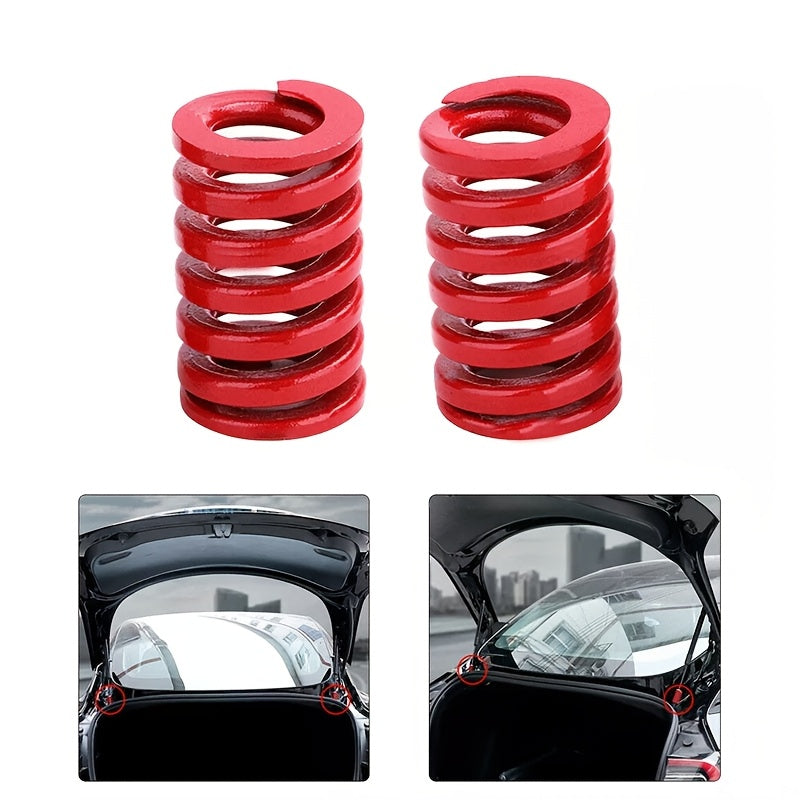 Pair of Red Hydraulic Lift Support Struts for Tesla Model 3 Trunk Tailgate