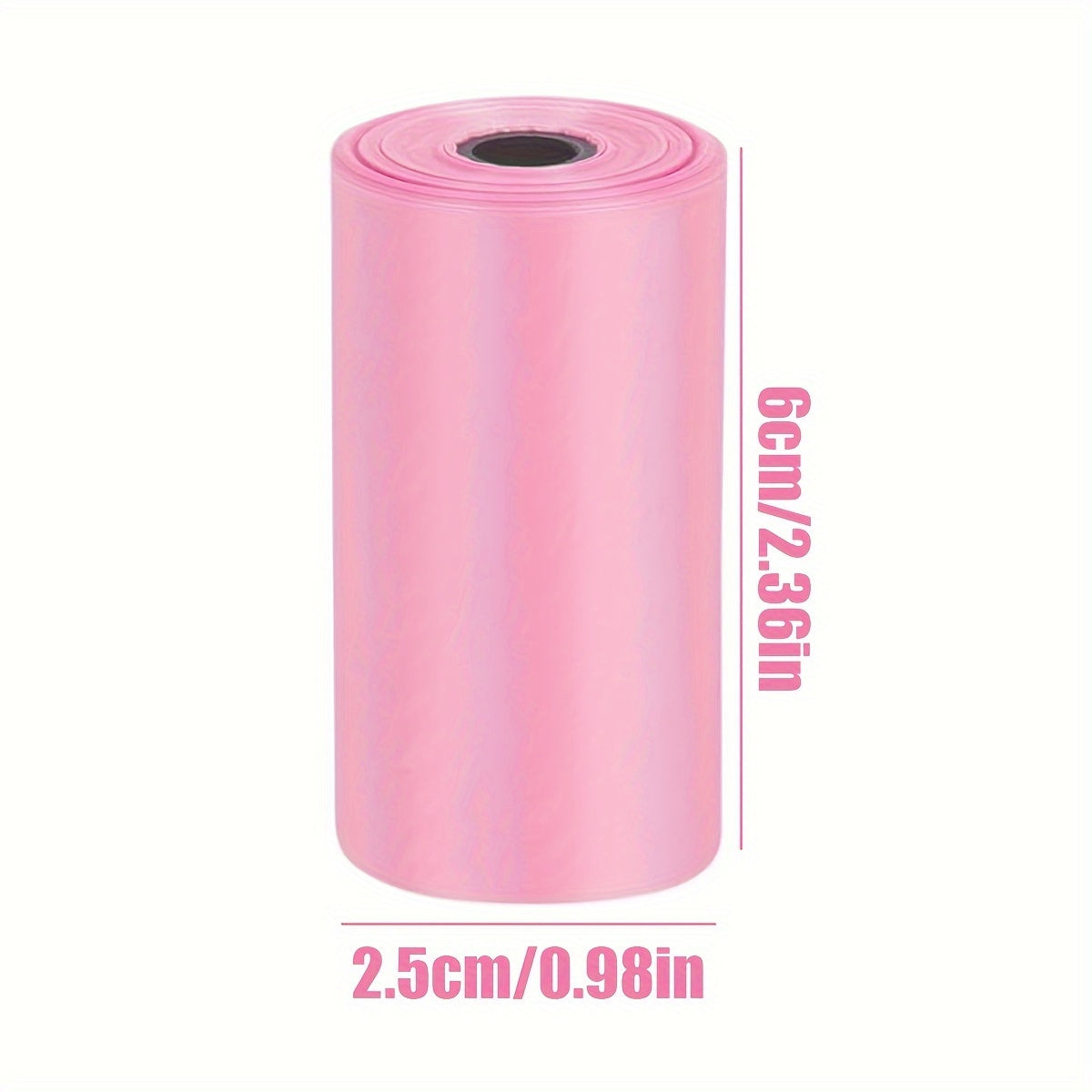 Маленькие мешки для мусора для автомобильных мусорных баков - 60 мешков в рулоне, 4 рулона