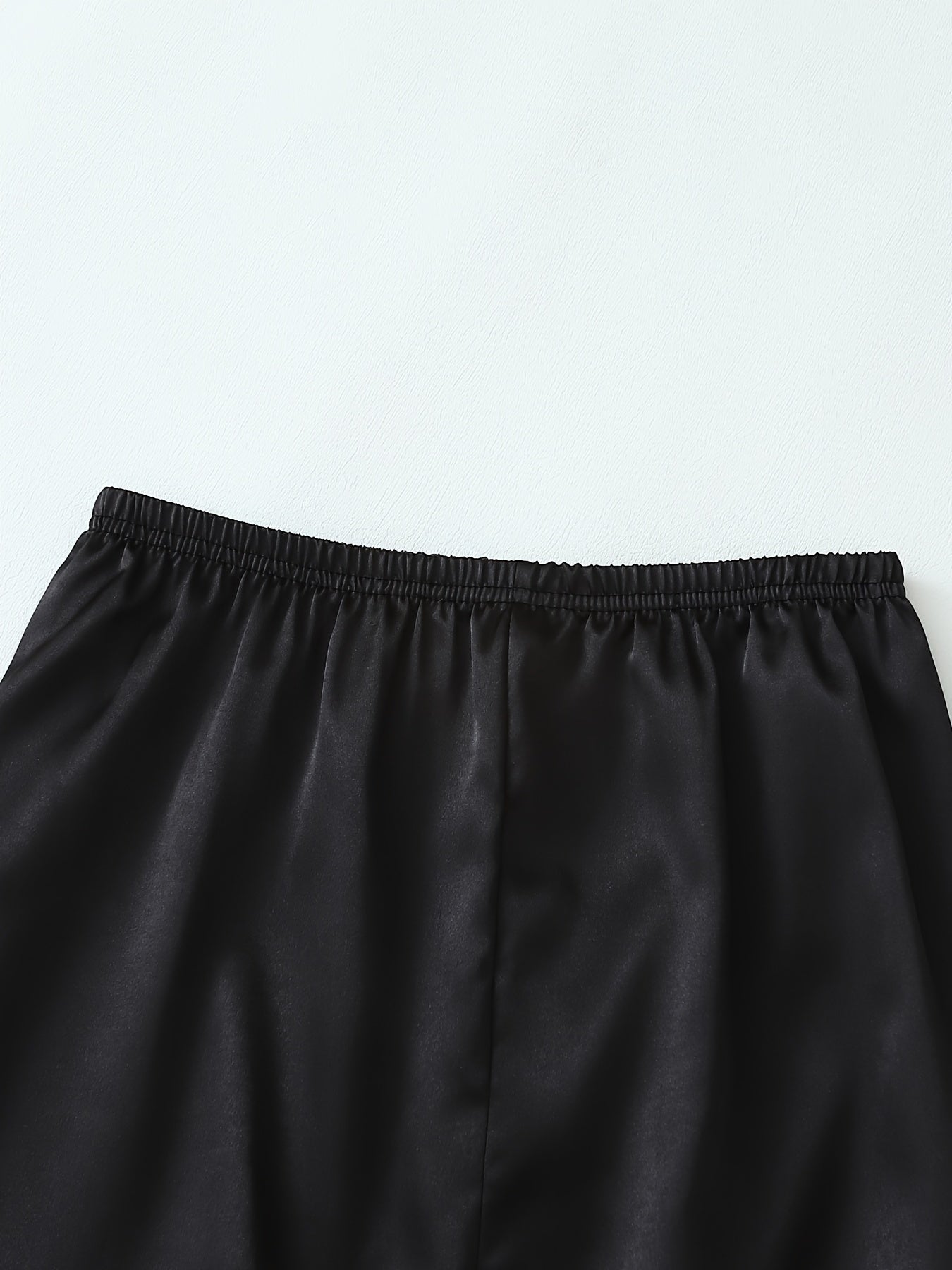 Teen Black Long Sleeve Pants Set Polyester Casual Fall