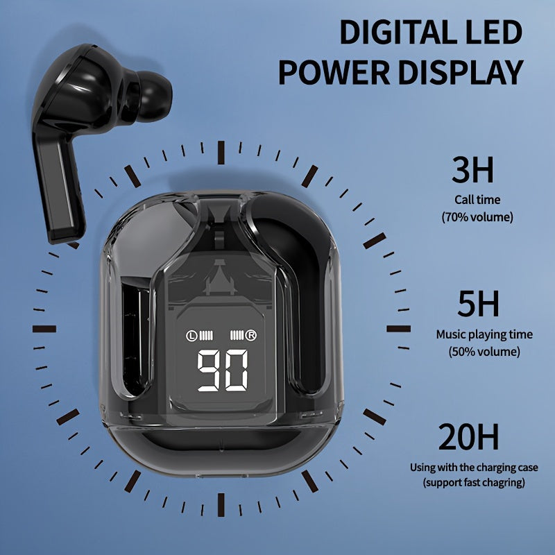 Wireless Earbuds with Touch Control Low Latency High Performance Ergonomic Design for Android and iOS