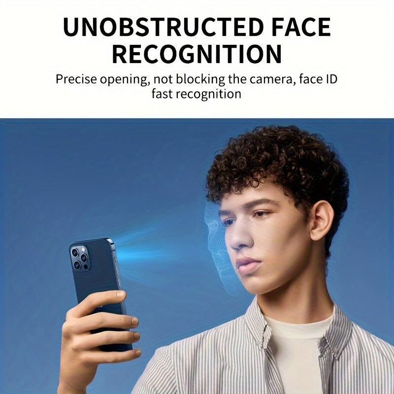 Tempered Glass Screen Protectors for iPhone 11-16 Pro Max Full Coverage Anti-Privacy Set of 3