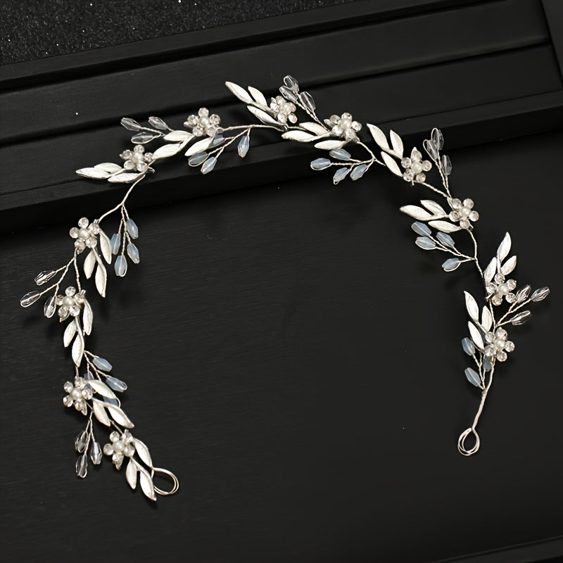 Golden Leaf Bridal Hairband for Wedding and Special Occasion